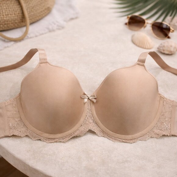 Chantelle Other - NEW Chantelle Rive Gauche Full Coverage T-Shirt Bra 34DDD Rose